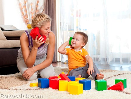 نقش والدین در رشد کلامی کودک سه ساله